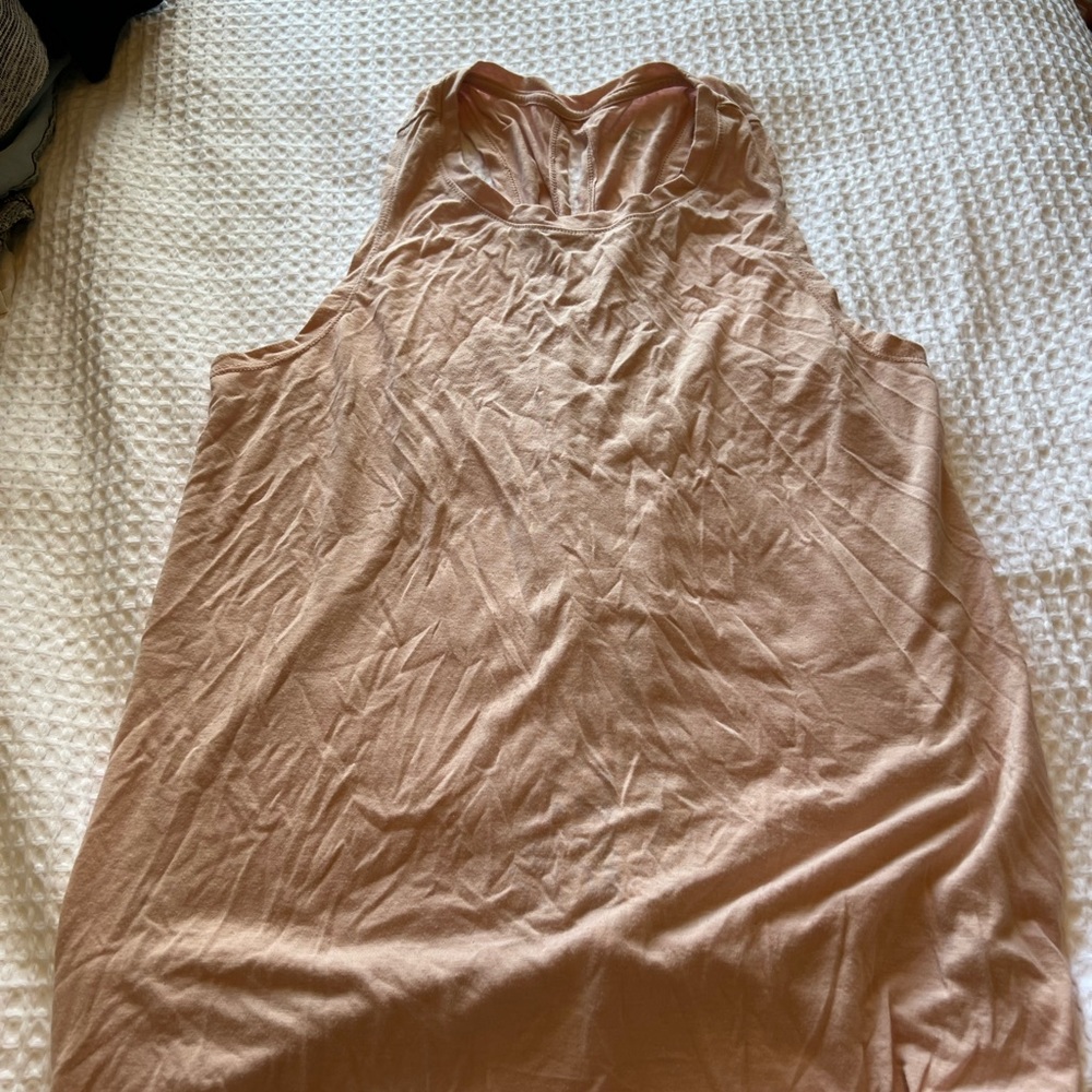 Pink Old Navy tie back athletic tank